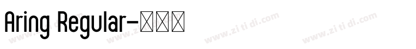 Aring Regular字体转换 Aring Regular字体转换
